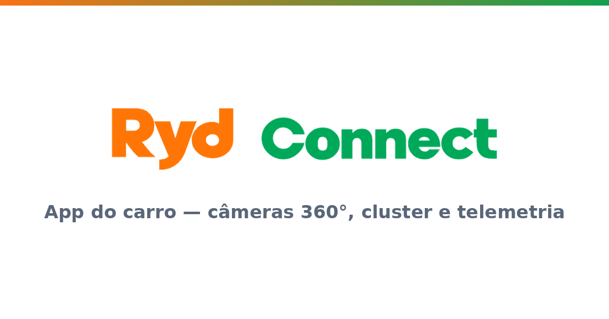 Ryd Connect — App do carro